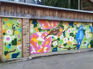 Colorful street walls