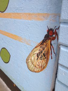 A fly wall painting