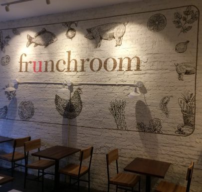 A Frunchroom wall painting