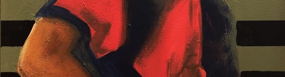 A drum player wall painting